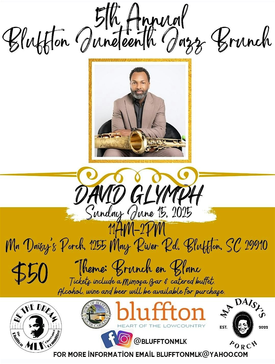 5th Annual Bluffton  Juneteenth Jazz Brunch in Bluffton, SC, 15 June | Event in Bluffton | AllEvents