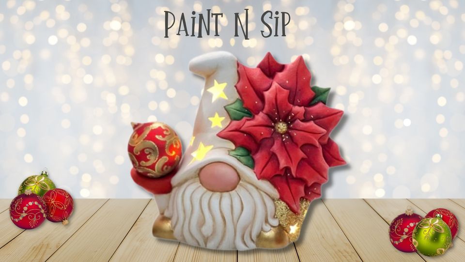 Gnome Paint N Sip, PaintaTreasure Studio Haddon Heights, December 1