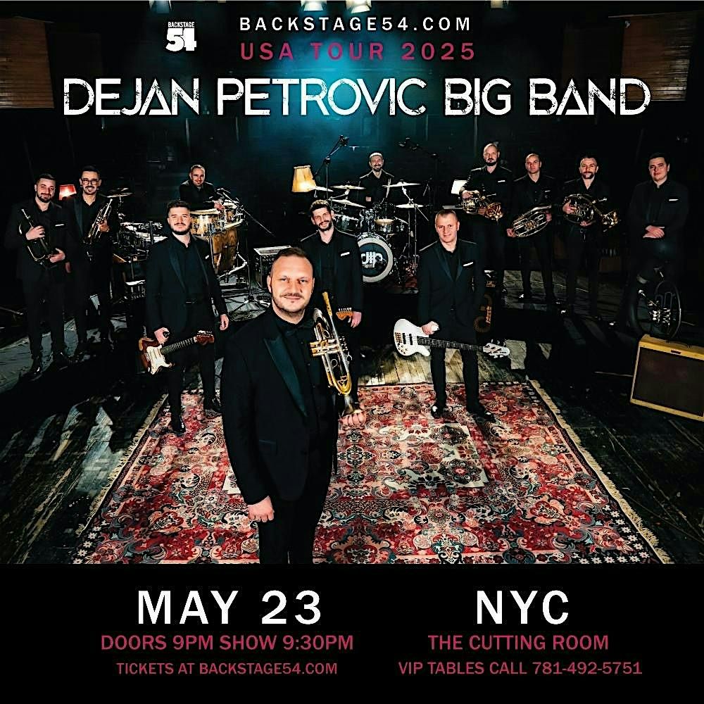 DEJAN PETROVIĆ BIG BAND – LIVE IN NEW YORK CITY! | Event in New York | AllEvents