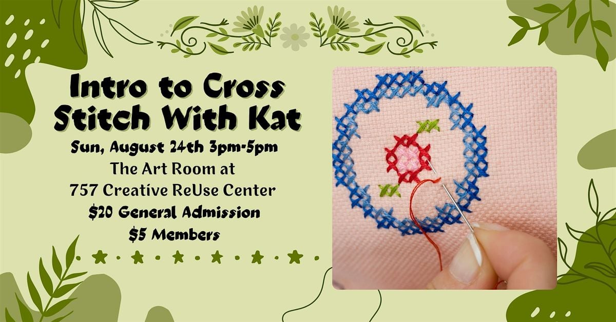 Intro to Cross Stitch with Kat, 24 August | Event in Norfolk | AllEvents