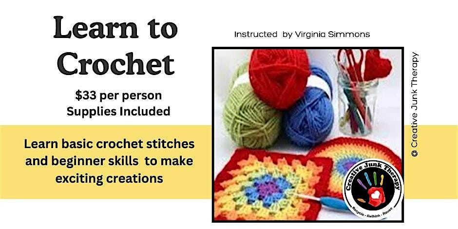 Learn to Crochet, 20 July | Event in Brandon | AllEvents