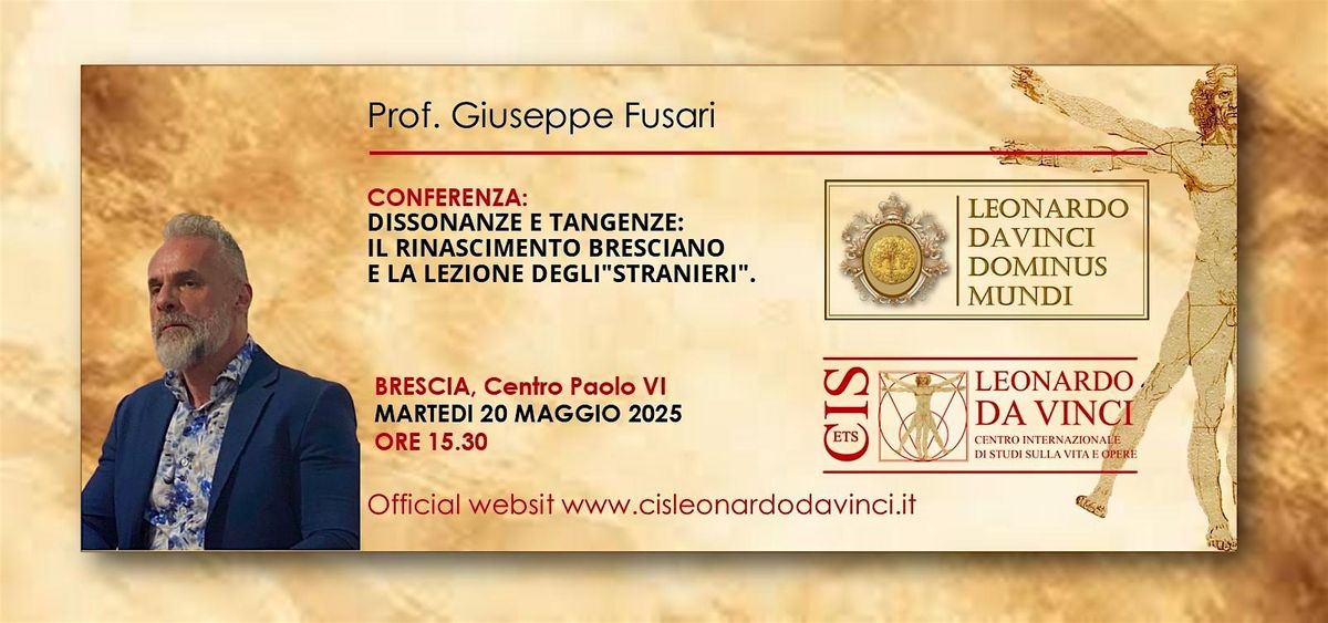 Dissonanze e tangenze: il rinascimento bresciano, 20 May | Event in Brescia | AllEvents