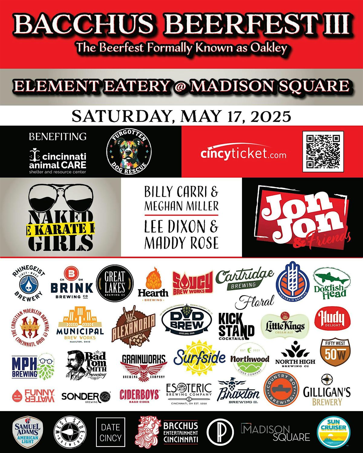 Bacchus BeerFest 3 (The Beerfest formally known as Oakley), 17 May | Event in Cincinnati | AllEvents