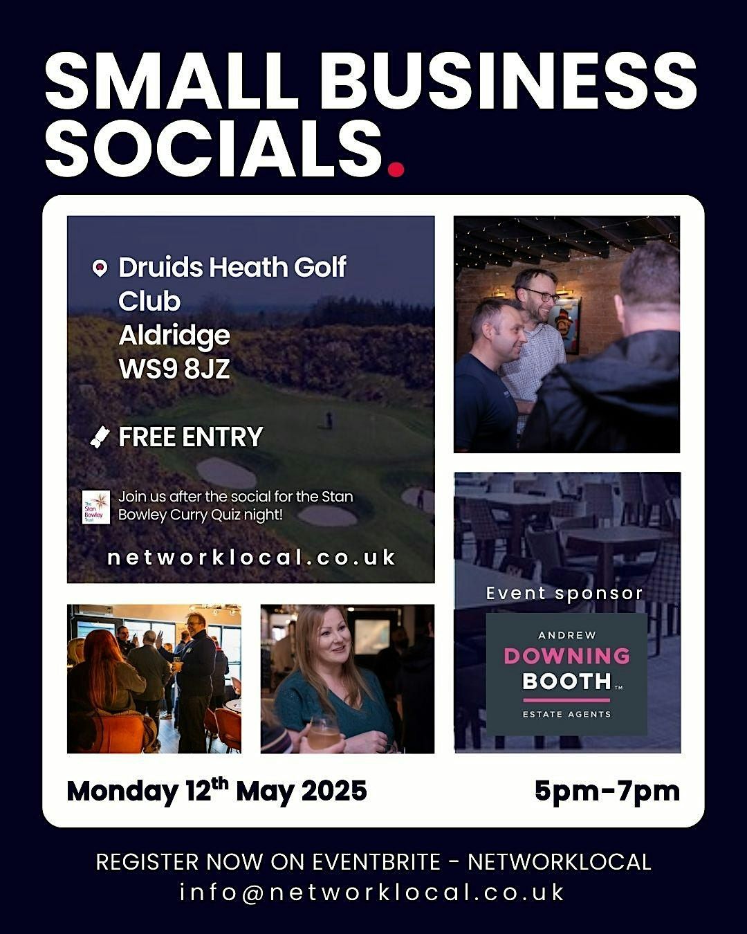FREE Networking Evening - Get Social With NetworkLocal. | Event in Walsall | AllEvents