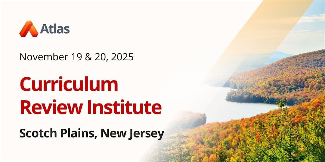 Atlas Curriculum Review Institute - New Jersey, 19 November | Event in Scotch Plains | AllEvents