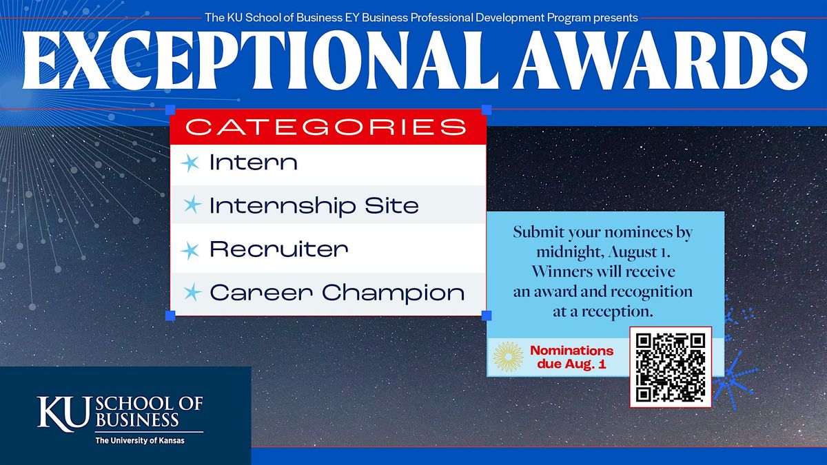 2nd Annual Exceptional Awards, 20 August | Event in Lawrence | AllEvents