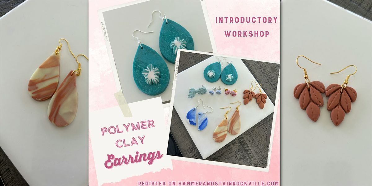 Intro To Polymer Clay Earring Workshop, 6 July | Event in Rockville | AllEvents