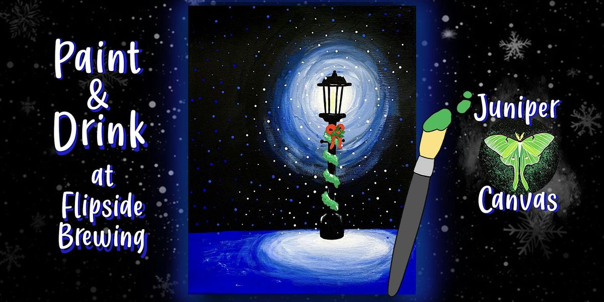 Paint & Drink at Flipside Brewing: Snowy Lamp, 4 December | Event in Tinley Park | AllEvents