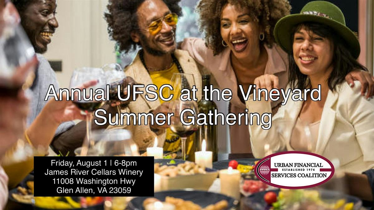 UFSC at the Vineyard: Annual Summer Gathering, 1 August | Event in Glen Allen | AllEvents