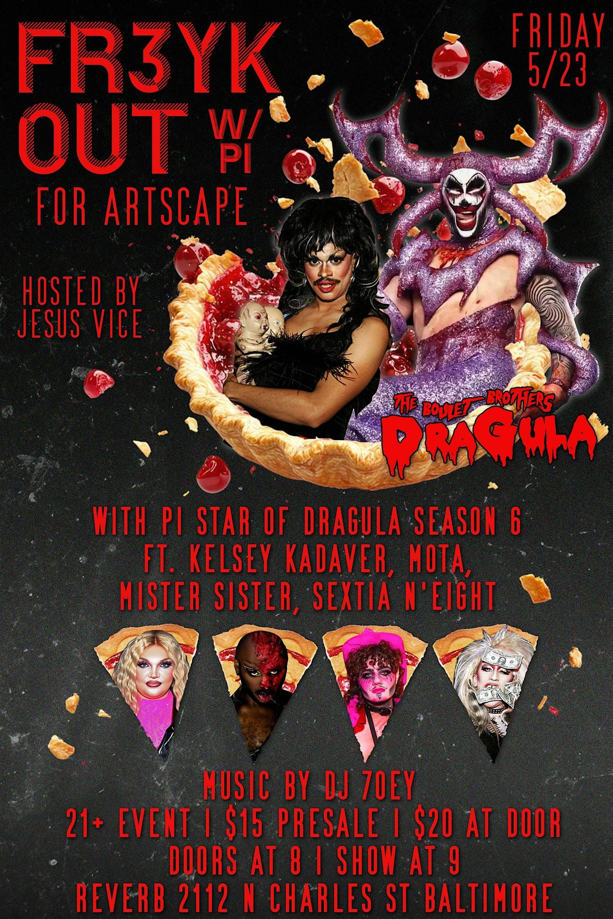 Fr3yk Out W/ Pi for Artscape, 23 May | Event in Baltimore | AllEvents