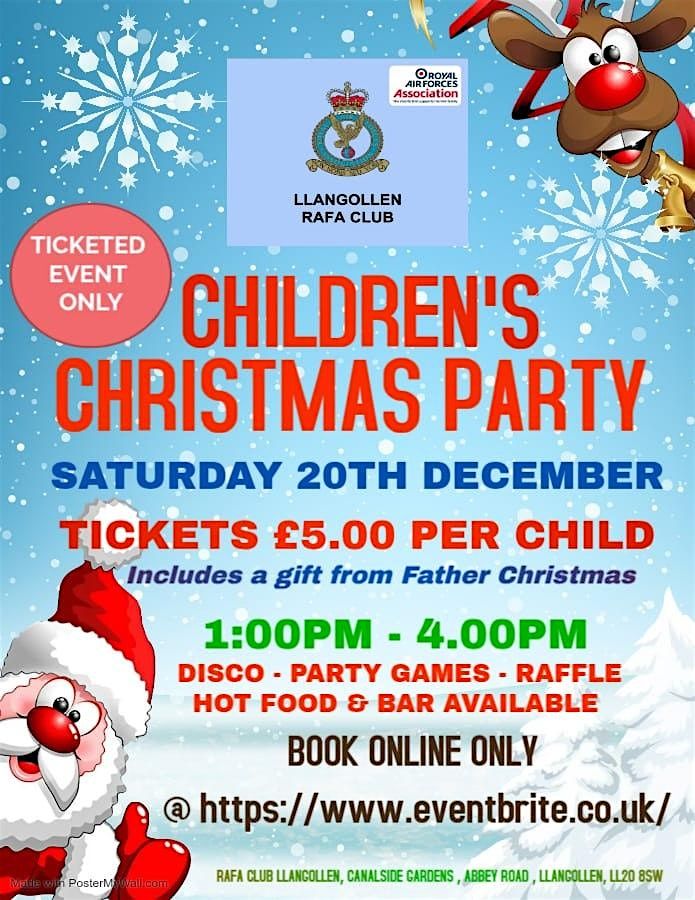 Family Christmas Party !, RAFA CLUB, Llangollen, 20 December 2025 ...