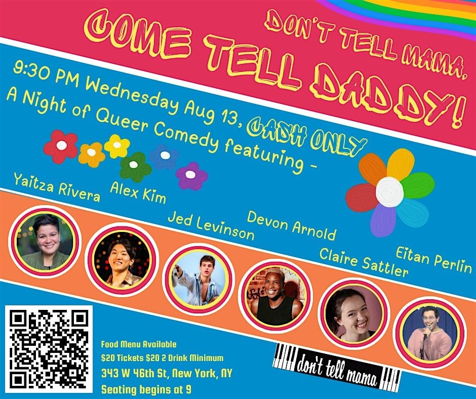 Come Tell Daddy, 13 August | Event in New York | AllEvents