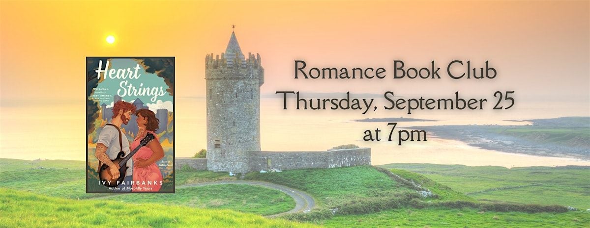 Romance Book Club - Heart Strings, 25 September | Event in North Andover | AllEvents