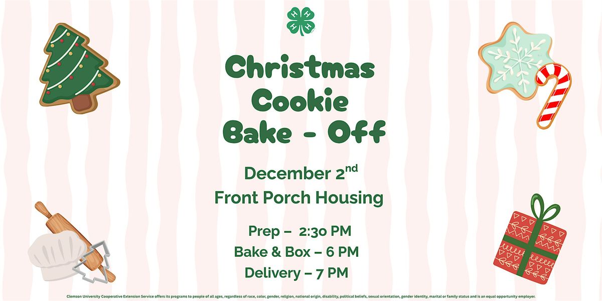 Greenville County 4-H Bake Off 2025 | Event in Greenville | AllEvents