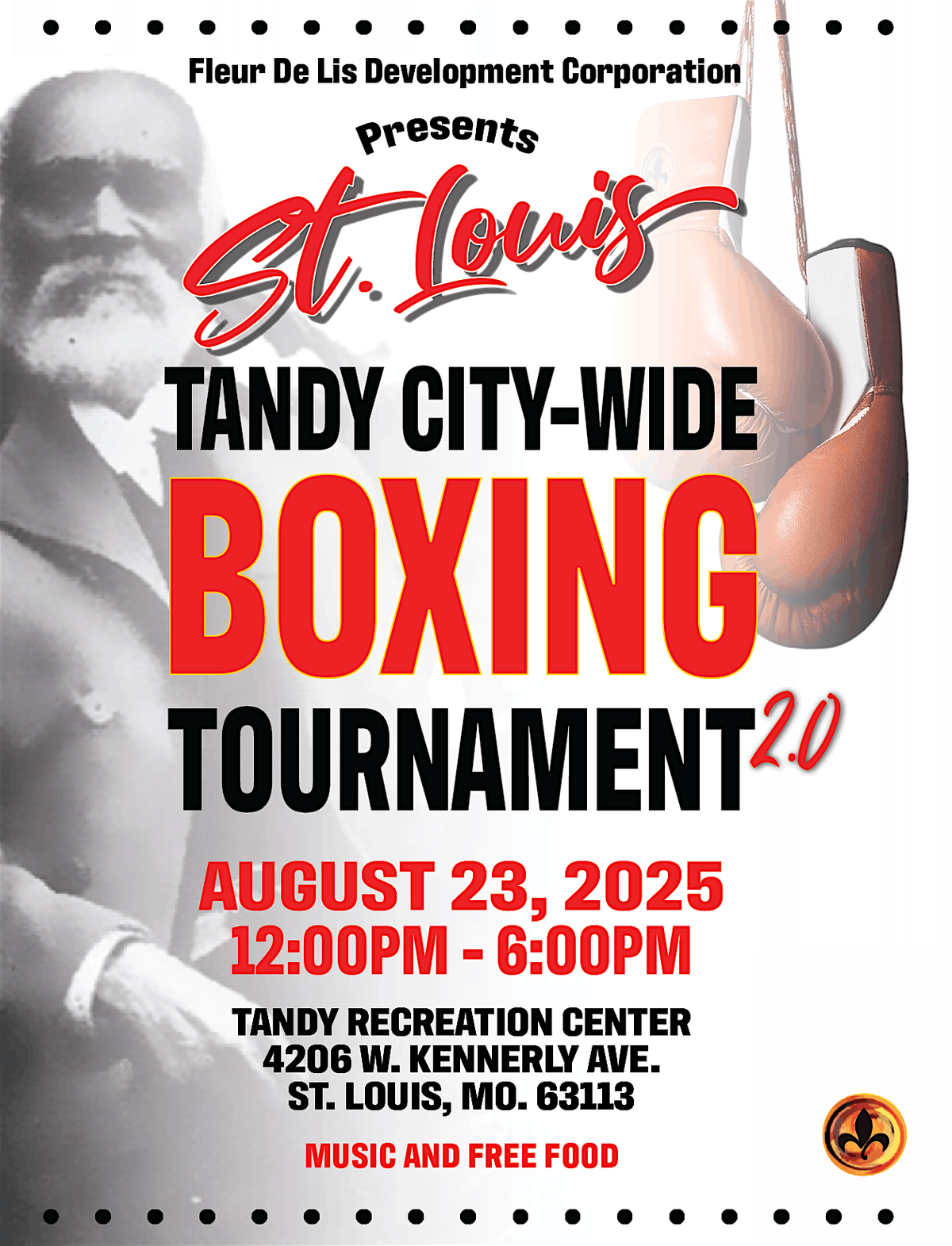 Tandy City-Wide Boxing Tournament, 23 August | Event in St. Louis | AllEvents