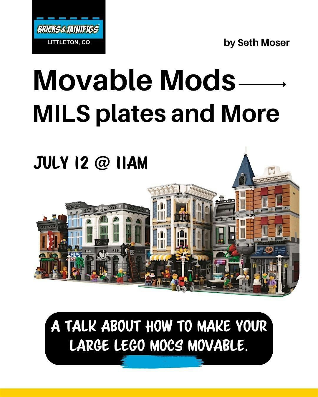 Movable Mods - How to make your large LEGO builds portable, 12 July | Event in Littleton | AllEvents