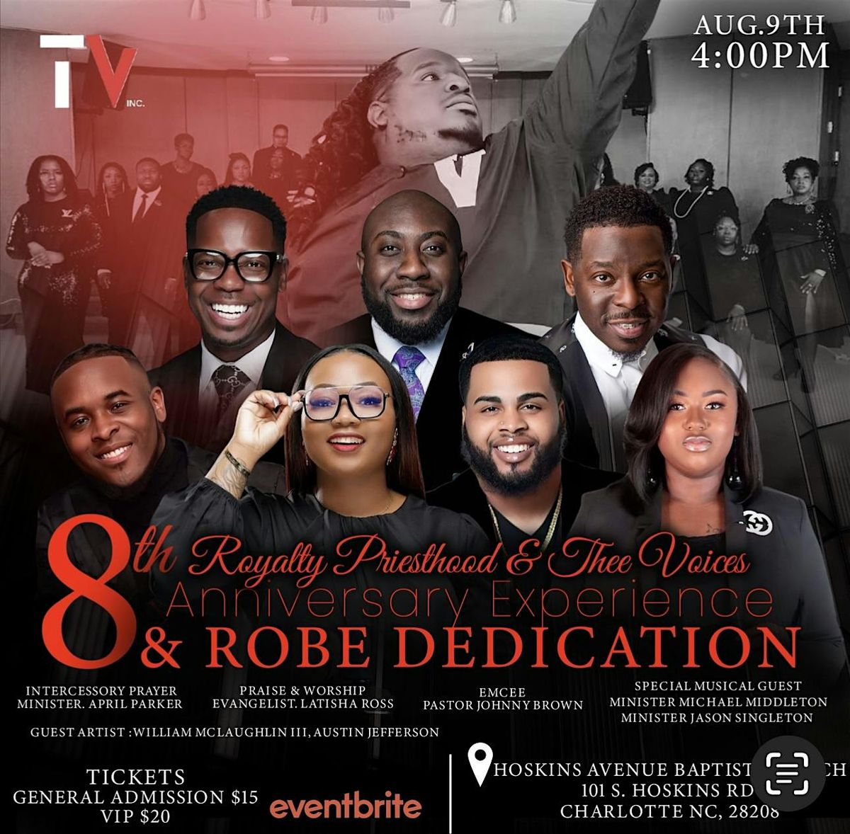 Voices of Life Fellowship Chorale 8th Anniversary & Robe Dedication, 9 August | Event in Charlotte | AllEvents