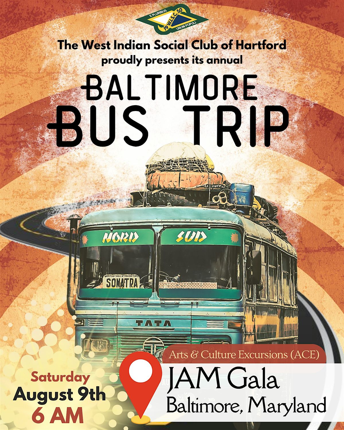 WISCOH'S BUS TRIP TO BALTIMORE  - JAM GALA, 9 August | Event in Hartford | AllEvents