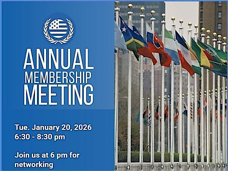 UNA-San Francisco Annual Meeting of the Membership, 20 January | Event in San Francisco | AllEvents