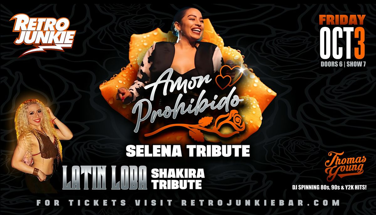 AMOR PROHIBIDO (Selena Tribute) + LATIN LOBA (Shakira Tribute)... LIVE!, 3 October | Event in Walnut Creek