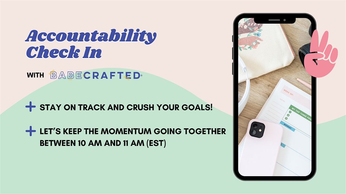 Accountability Check In | Online Event | AllEvents