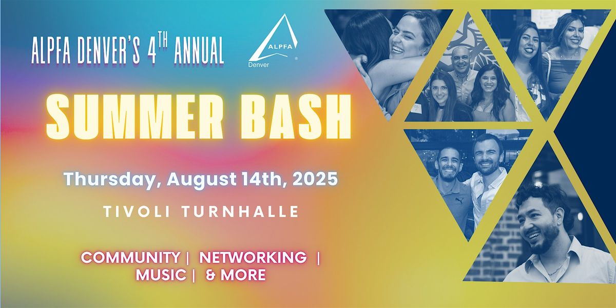 4th Annual Summer Bash, 14 August | Event in Denver | AllEvents