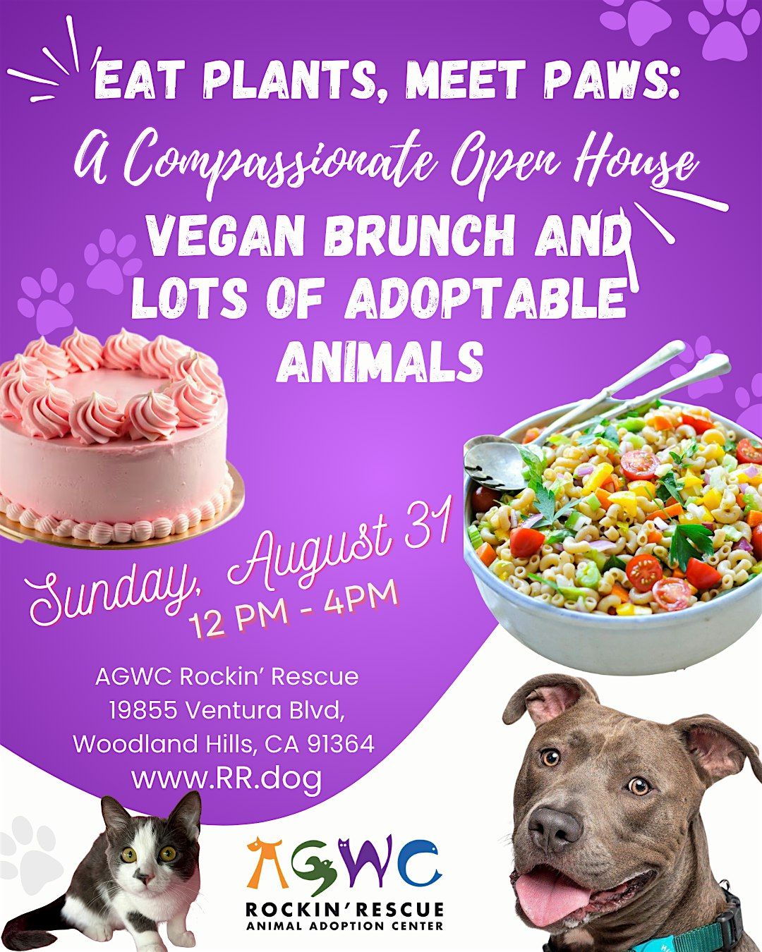 Vegan Brunch & Rescue Open House, 31 August | Event in Los Angeles | AllEvents