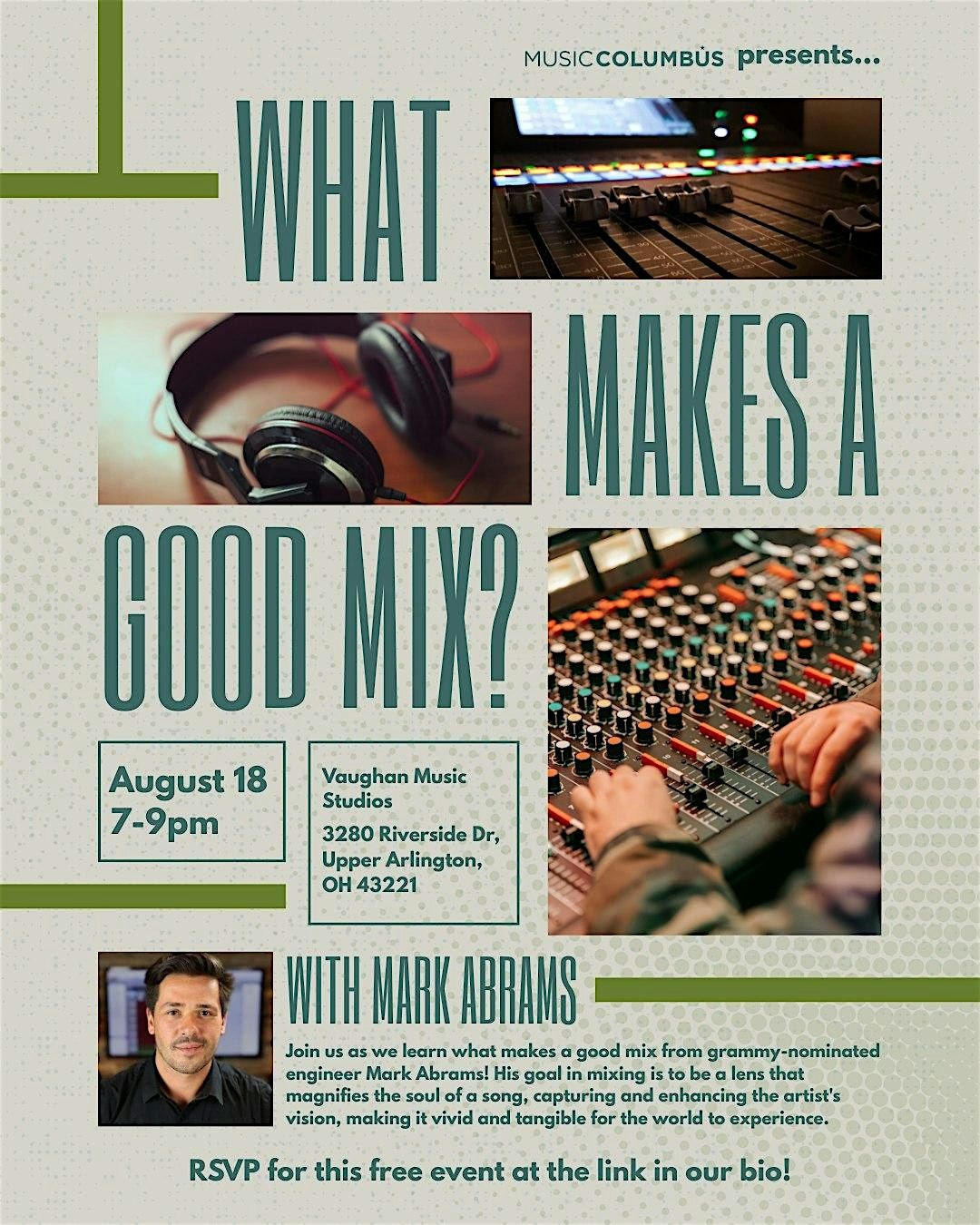 Music Monday: What Makes a Good Mix?, 18 August | Event in Upper Arlington | AllEvents