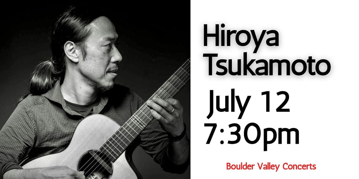 Hiroya Tsukamoto in Concert, 12 July | Event in Lafayette | AllEvents