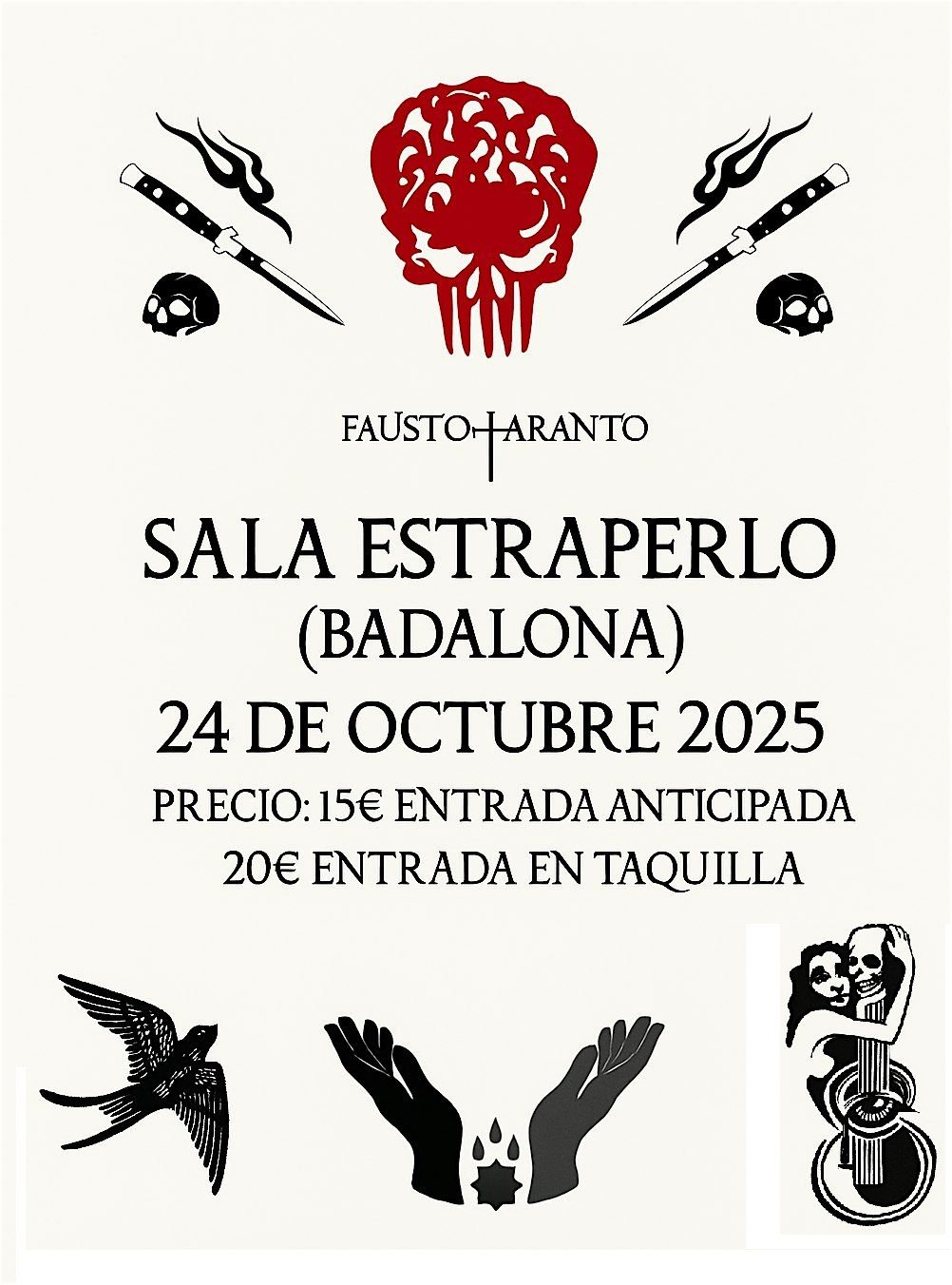 FAUSTO TARANTO - BADALONA (SALA ESTRAPERLO), 24 October | Event in Badalona | AllEvents
