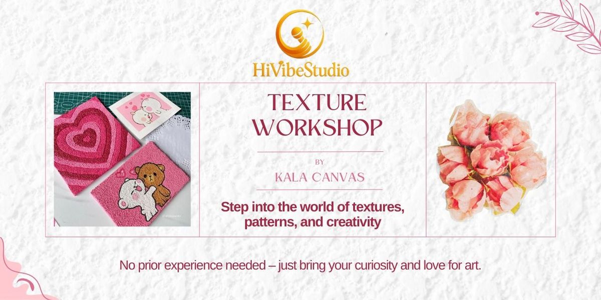 Texture Art Workshop, 24 August | Event in Hyderabad | AllEvents