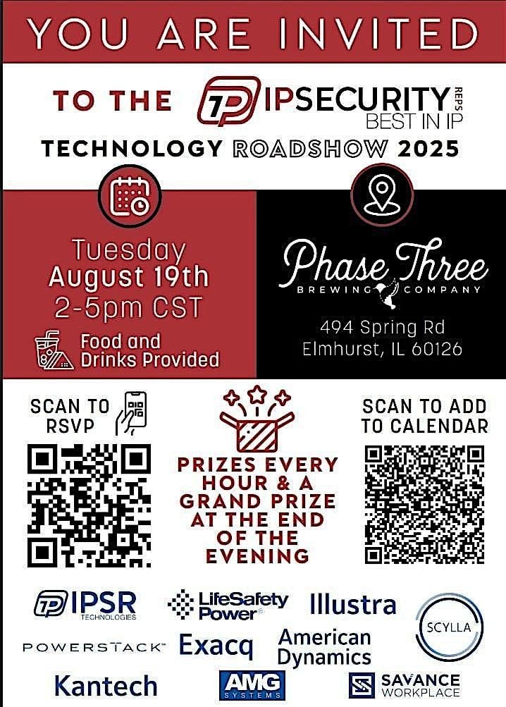 IP Security Reps Technology Roadshow CHI 2025, 19 August | Event in Elmhurst | AllEvents