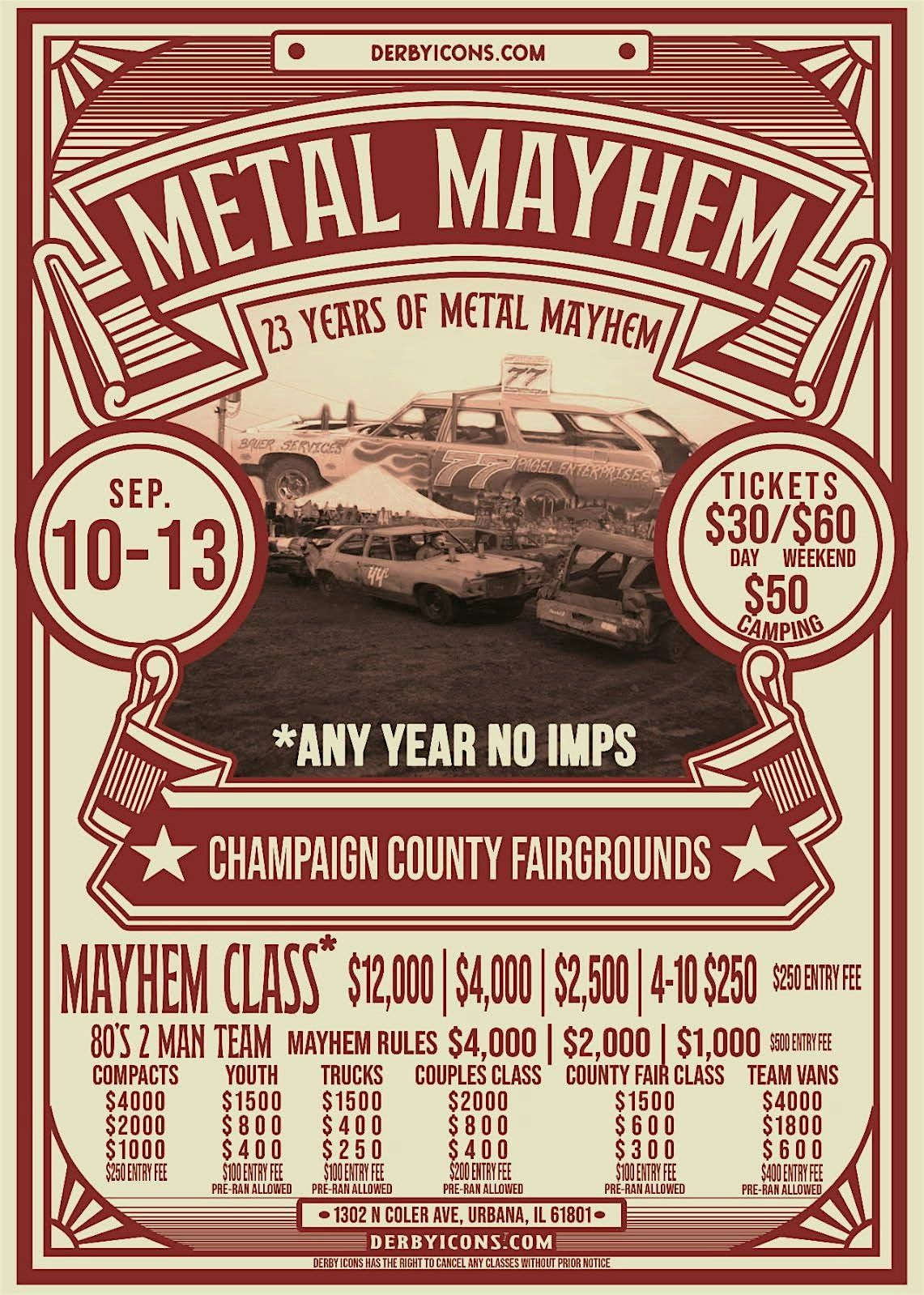 Metal Mayhem 2025, 10 September | Event in Urbana | AllEvents