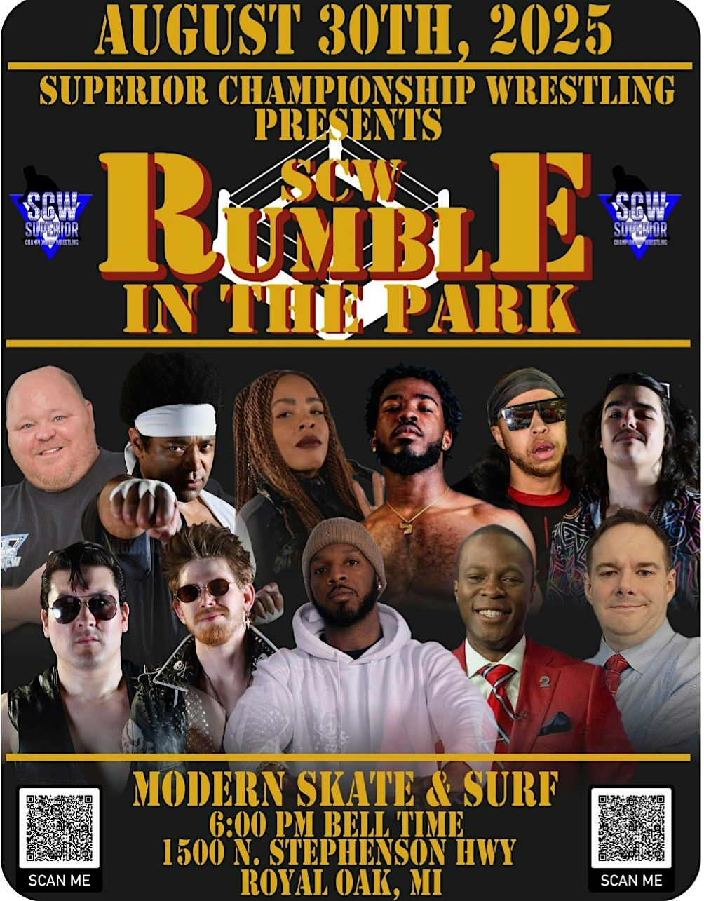 Rumble In The Skatepark, 30 August | Event in Royal Oak | AllEvents