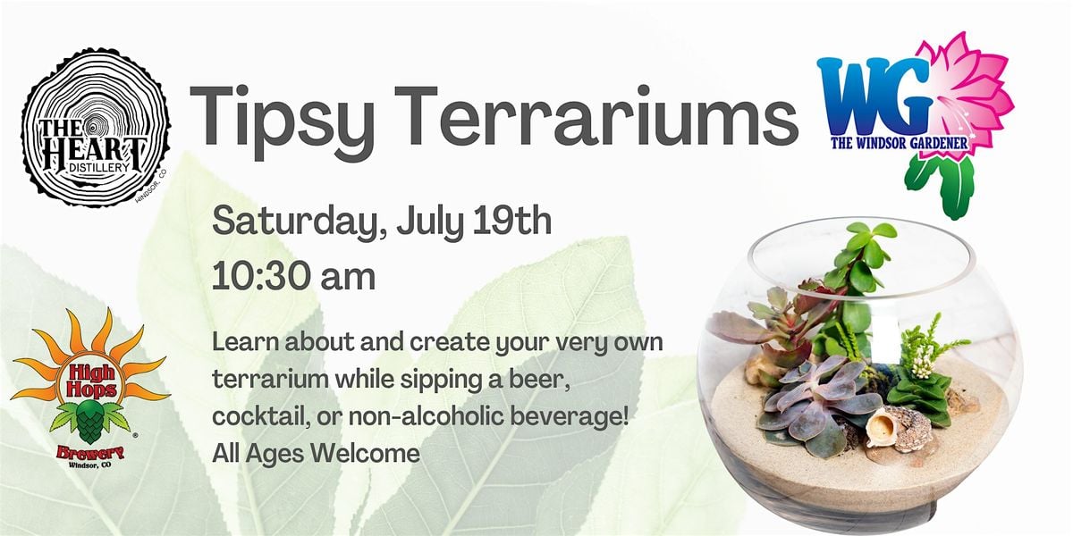 Tipsy Terrariums, 19 July | Event in Windsor | AllEvents