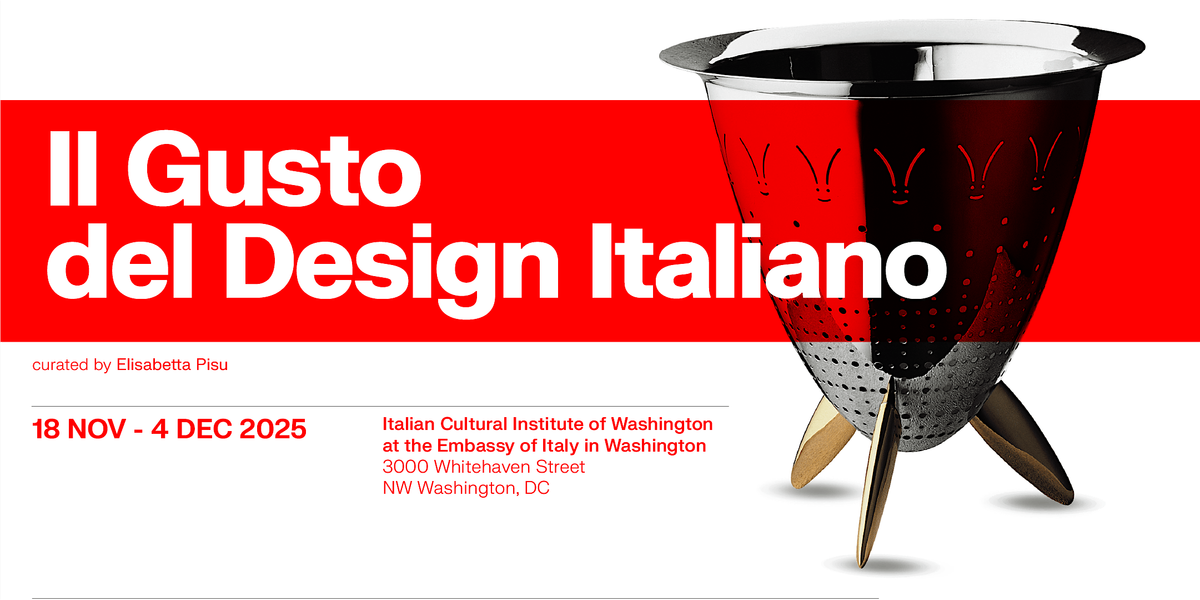 lI Gusto del Design Italiano - Exhibition Visiting Dates | Event in Washington | AllEvents