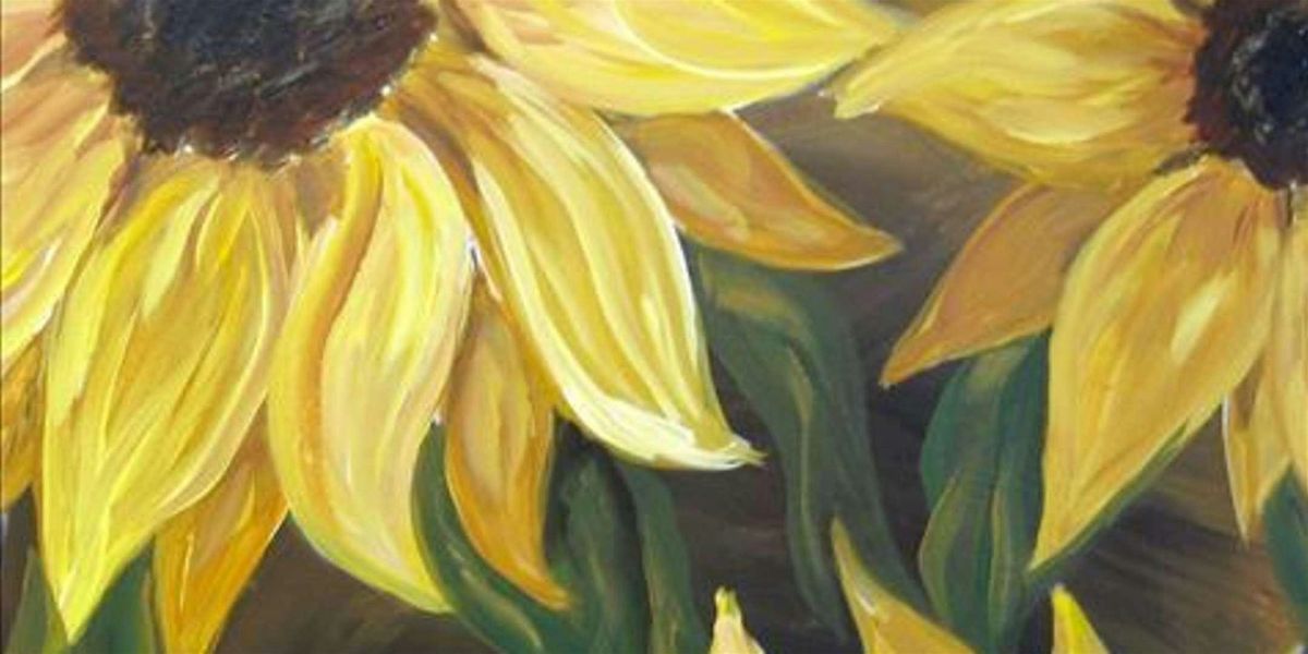 Beautiful Sunflowers in Bloom - Paint and Sip by Classpop!™, 1 June | Event in Pearland | AllEvents