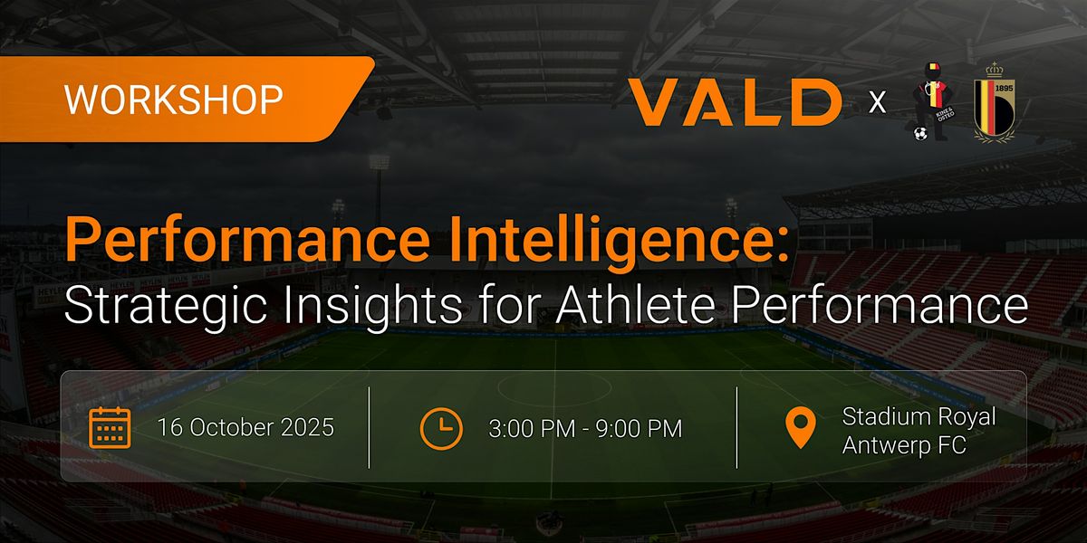 Performance Intelligence: Strategic Insights for Athlete Performance, 16 October | Event in Antwerpen | AllEvents