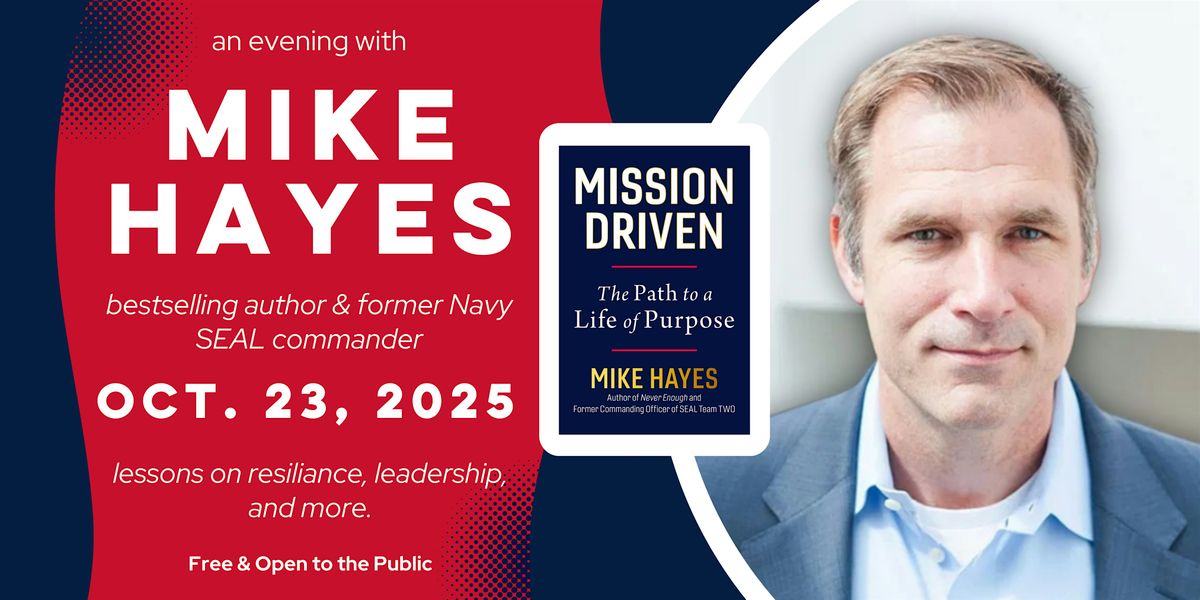 An Evening with Mike Hayes: Leadership, Resilience & Purpose, 23 October | Event in Westport | AllEvents