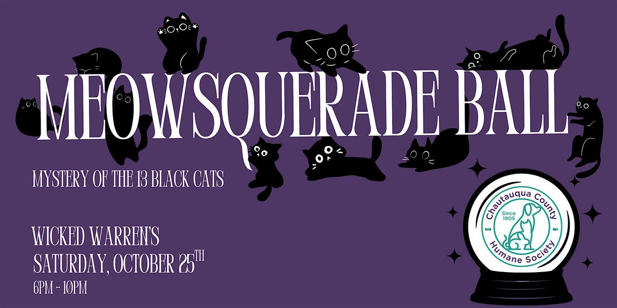 CCHS Meowsquerade Ball, 25 October | Event in Jamestown | AllEvents