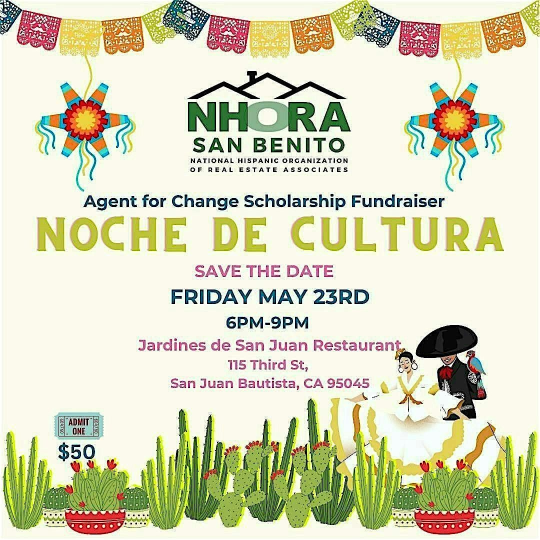 NHORA San Benito Agent for Change Scholarship Dinner, 23 May | Event in San Juan Bautista | AllEvents