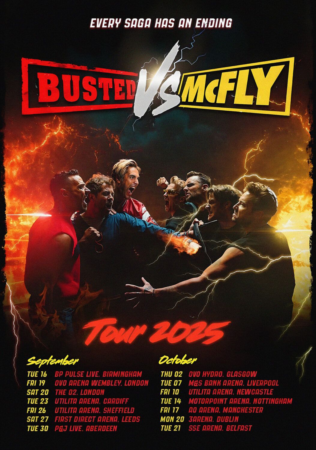 Busted vs McFly Liverpool Tickets, 7 October | Event in Liverpool | AllEvents