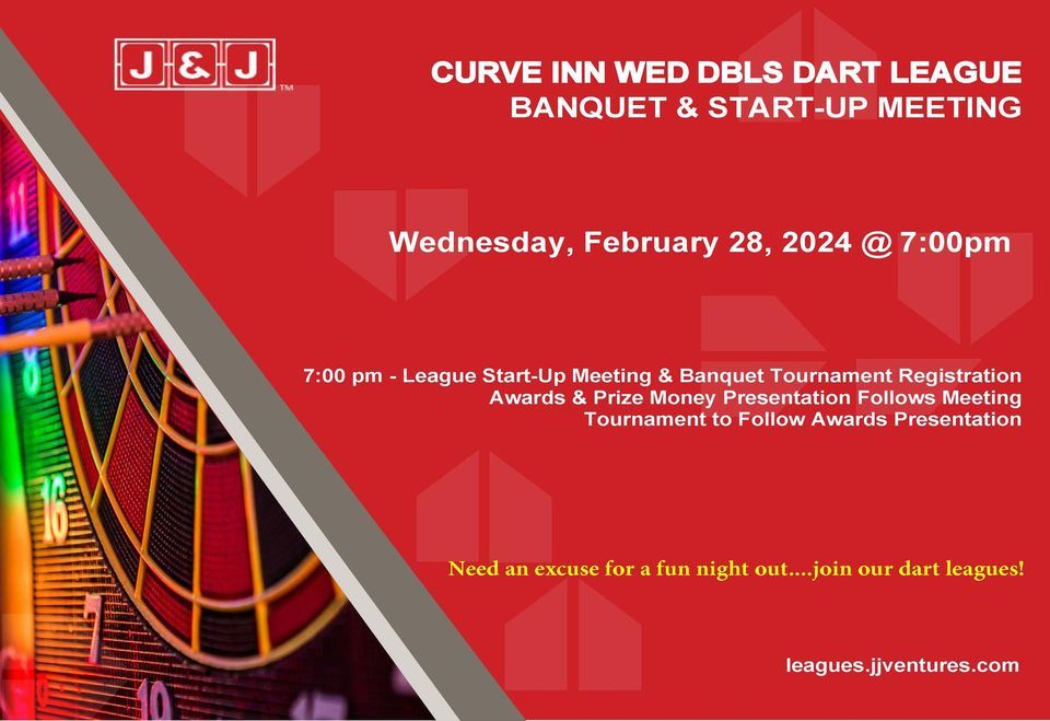 Curve Inn Wednesday Doubles Dart League Banquet & Startup Meeting
