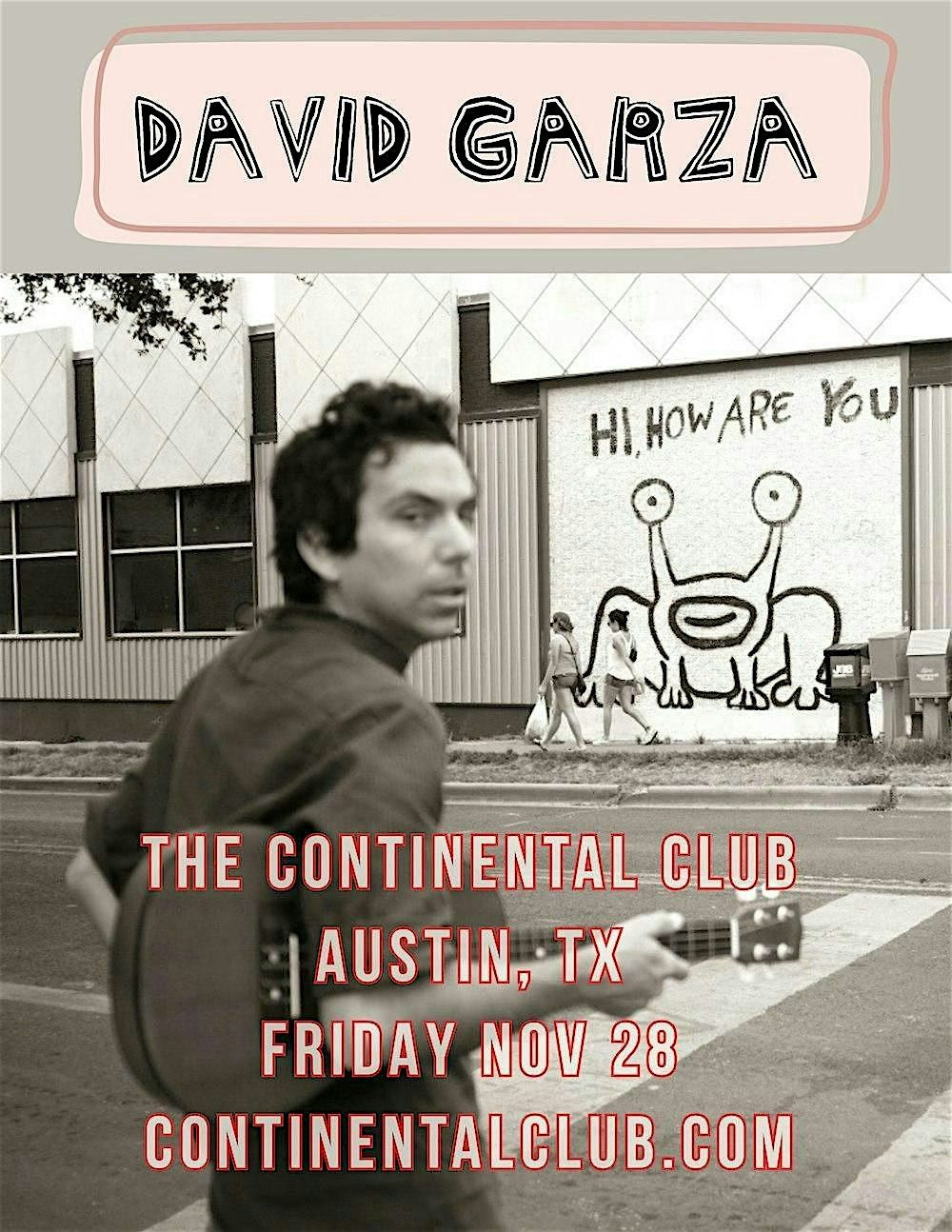 An Evening With David Garza, 28 November | Event in Austin | AllEvents