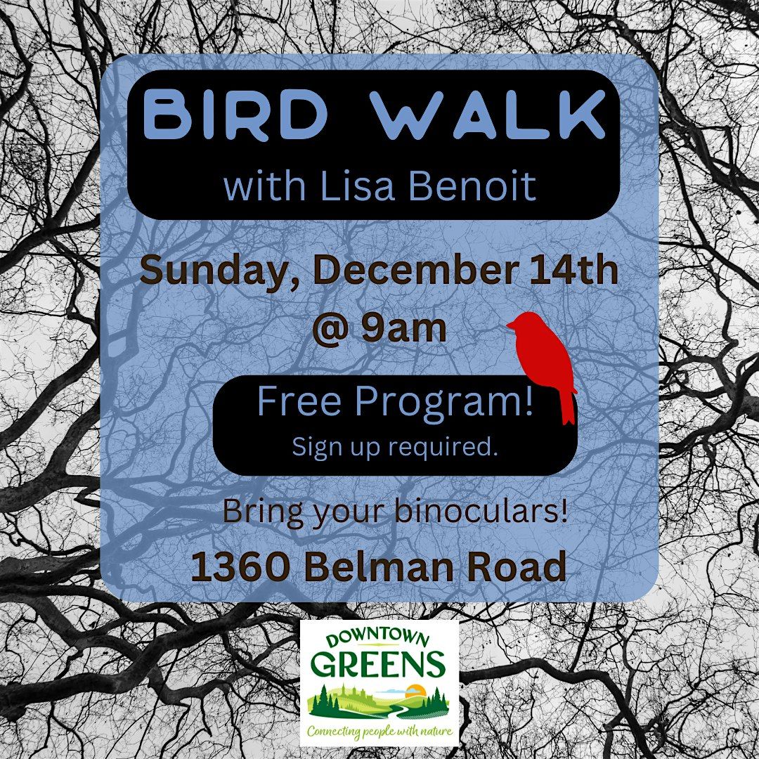 Bird Walk w/ Lisa Benoit at Belman Road Campus, 14 December | Event in Fredericksburg | AllEvents