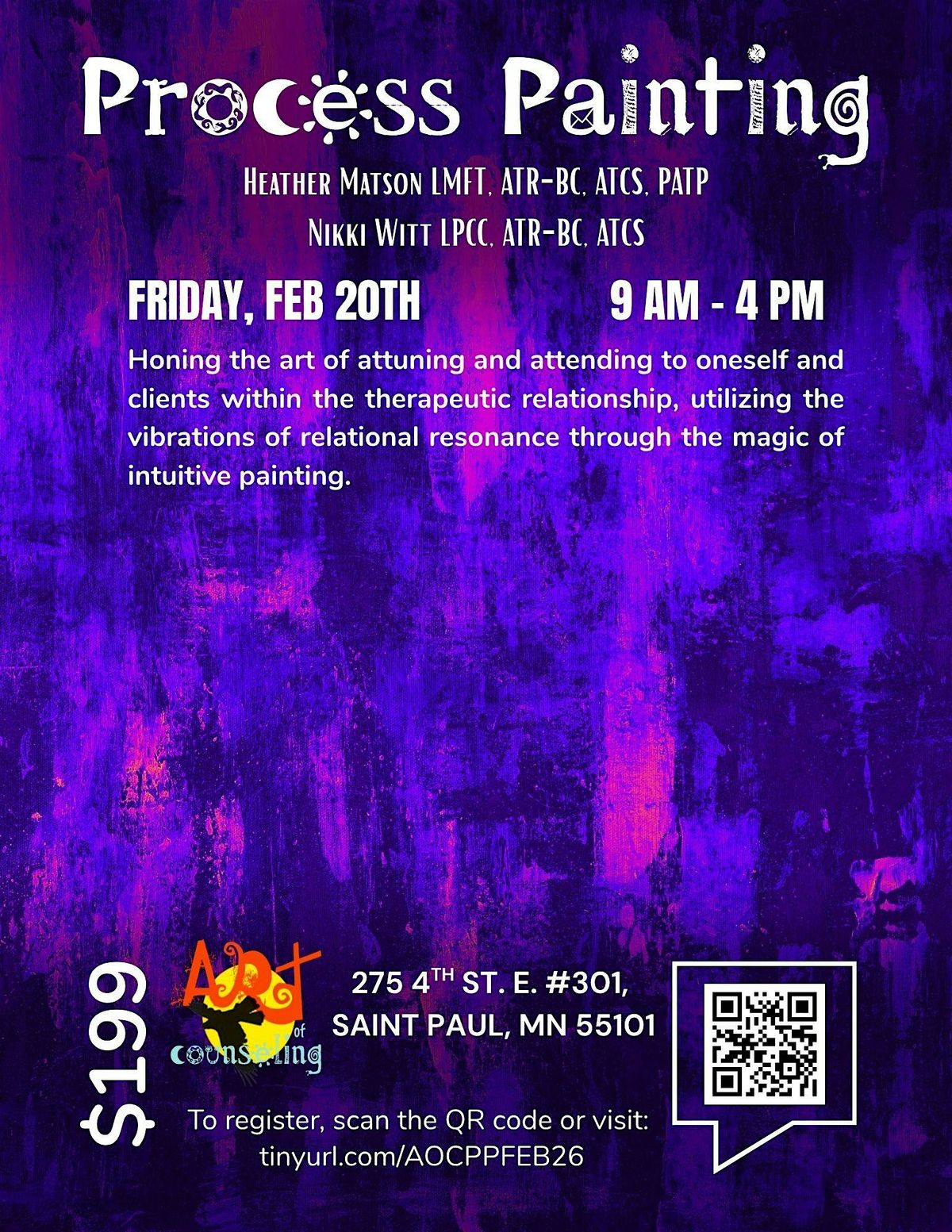 Process Painting (February 2026), 20 February | Event in St Paul | AllEvents