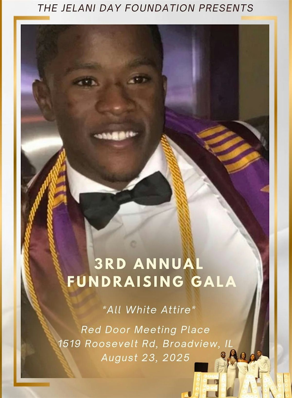 Jelani Day Foundation 3rd Annual Fundraising Gala, 23 August | Event in Broadview | AllEvents