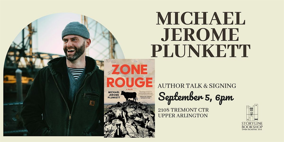 Storyline Presents: Author Talk & Signing with Michael Jerome Plunkett, 5 September | Event in Upper Arlington