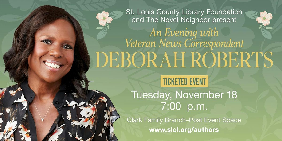 Author Event - Deborah Roberts, "Sisters Loved and Treasured", 18 November | Event in St. Louis