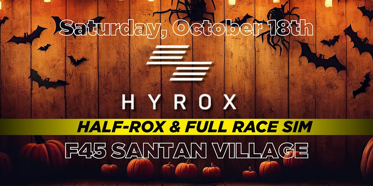 Halloween HYROX Sim F45 Santan Village, 18 October | Event in Gilbert | AllEvents